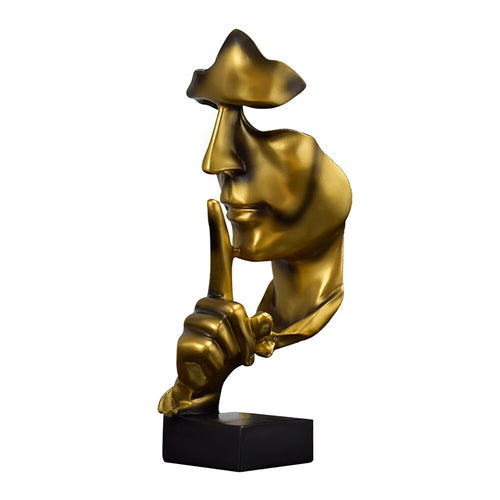 Abstract Face Statues