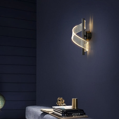 Ribbon LED Acryllic Wall Lamp