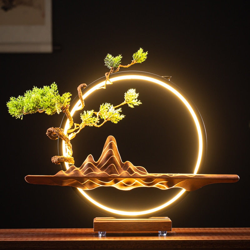 Zen LED Aroma Backflow Incense Lamp