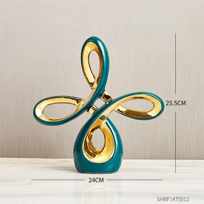 Abstract Ceramic Sculpture Decoration
