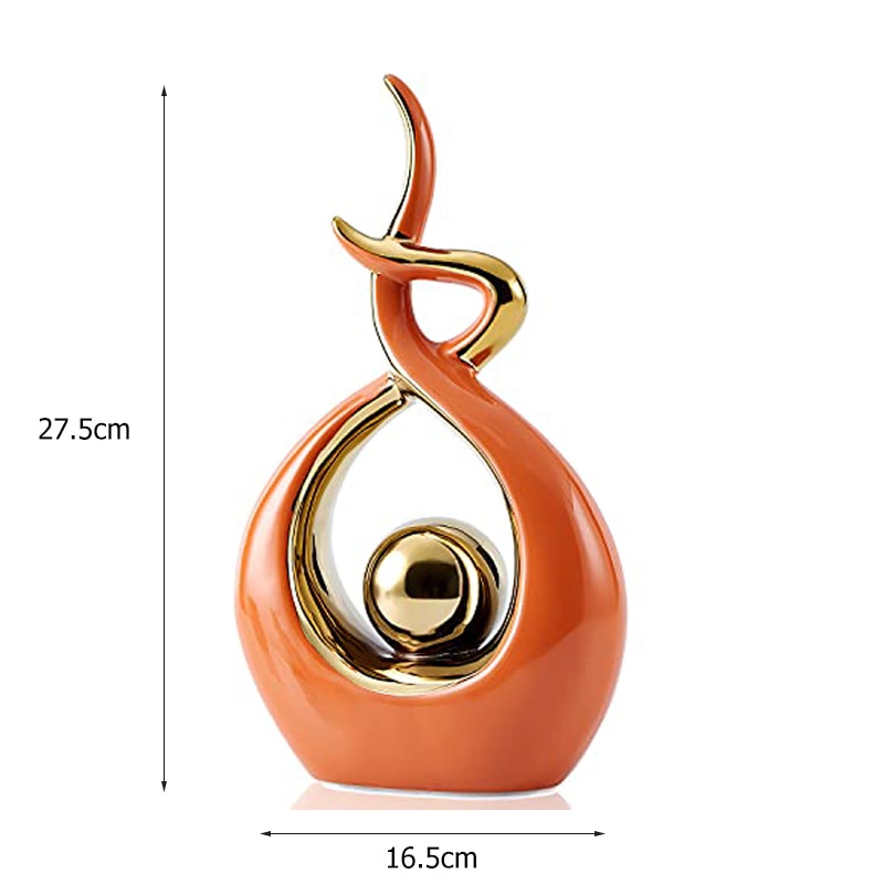 Abstract Ceramic Sculpture Decoration