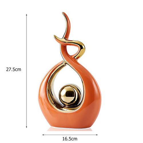 Abstract Ceramic Sculpture Decoration