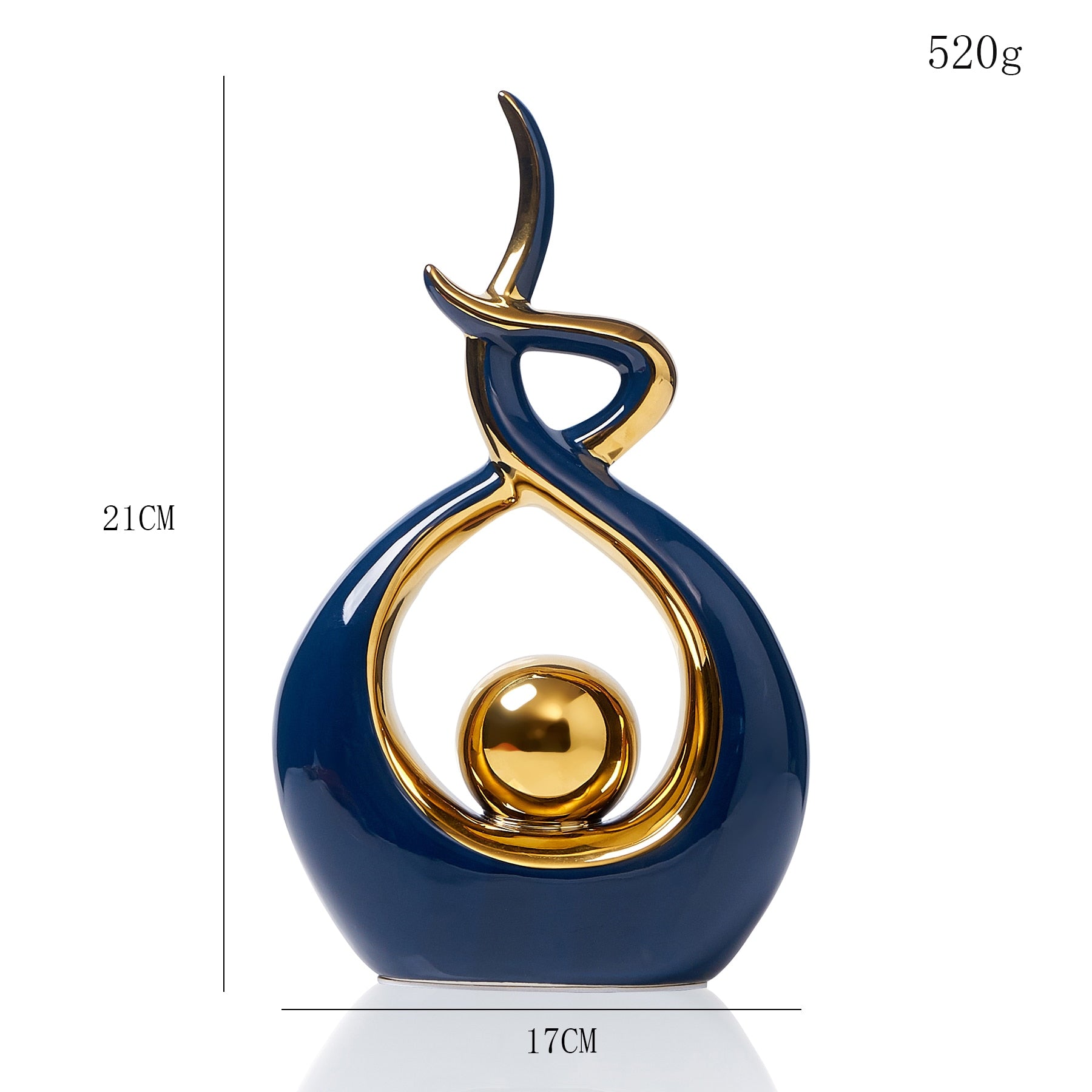 Abstract Ceramic Sculpture Decoration