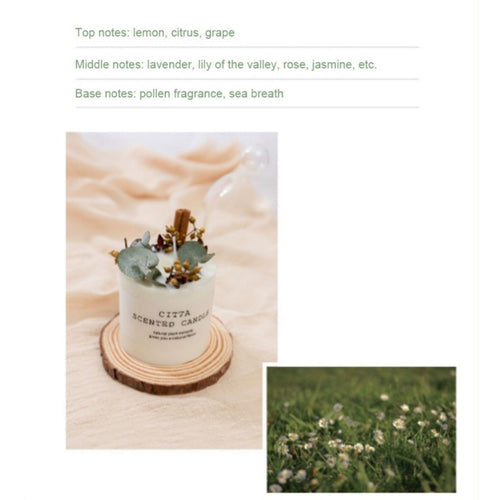 Scented Aromatherapy Candles With Infused Ingredients