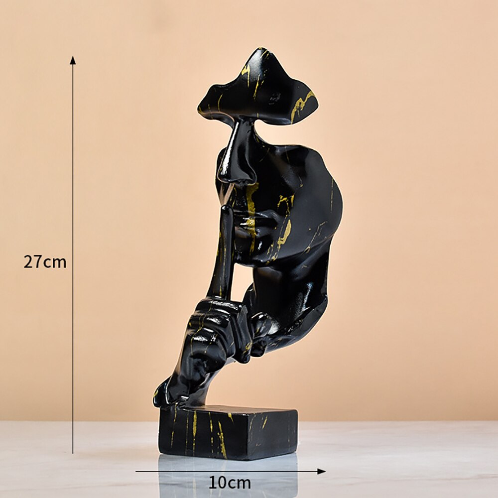 Abstract Face Statues