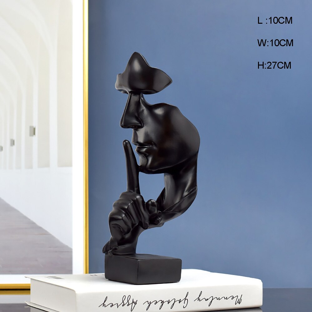 Abstract Face Statues