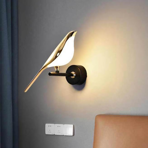 Golden Bird LED Wall Lamp