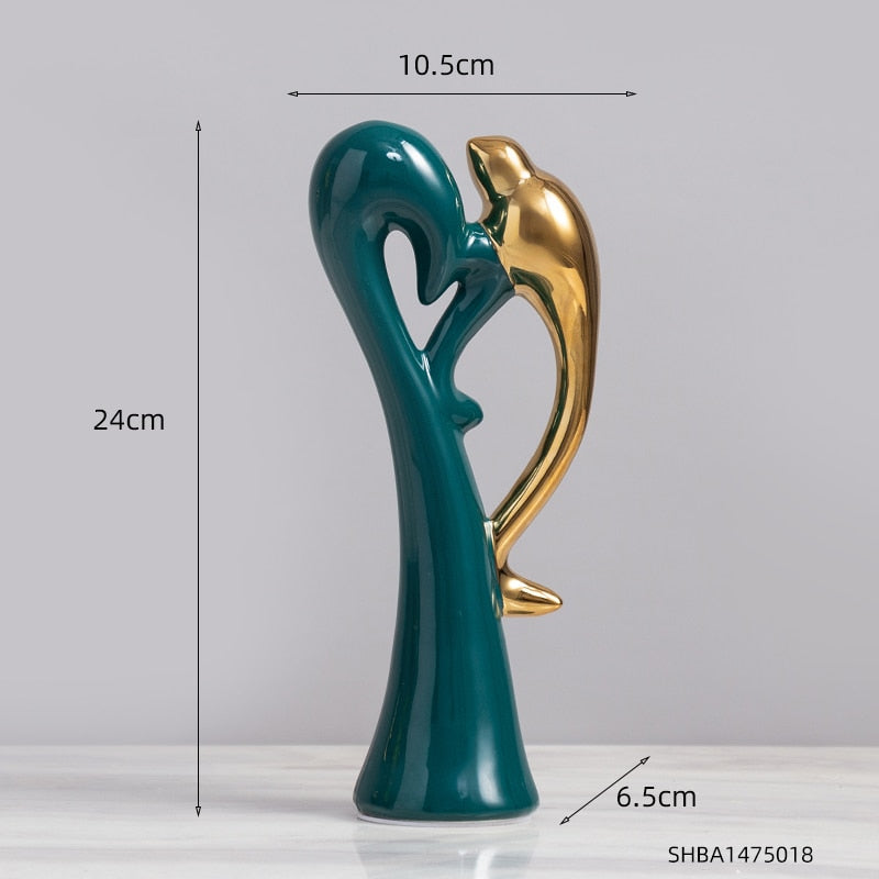 Abstract Ceramic Sculpture Decoration