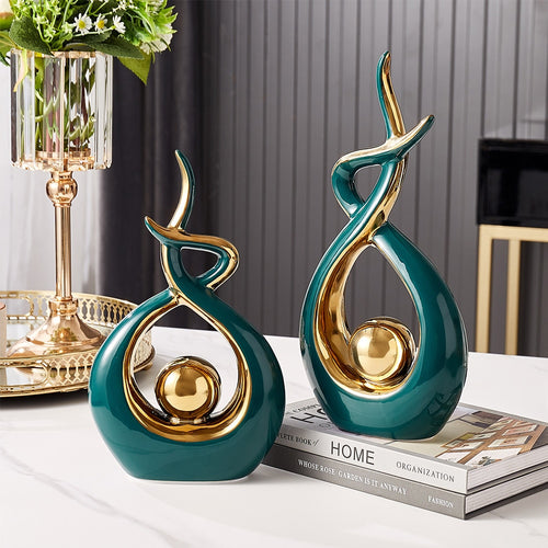 Abstract Ceramic Sculpture Decoration