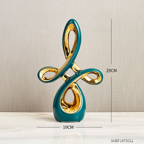 Abstract Ceramic Sculpture Decoration