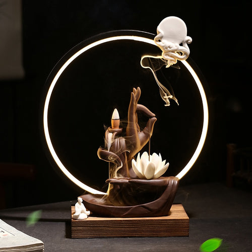 Buddhist Backflow Incense Burners
