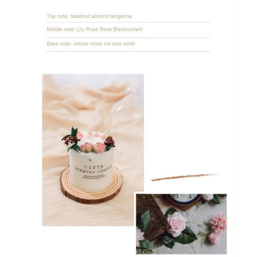 Scented Aromatherapy Candles With Infused Ingredients