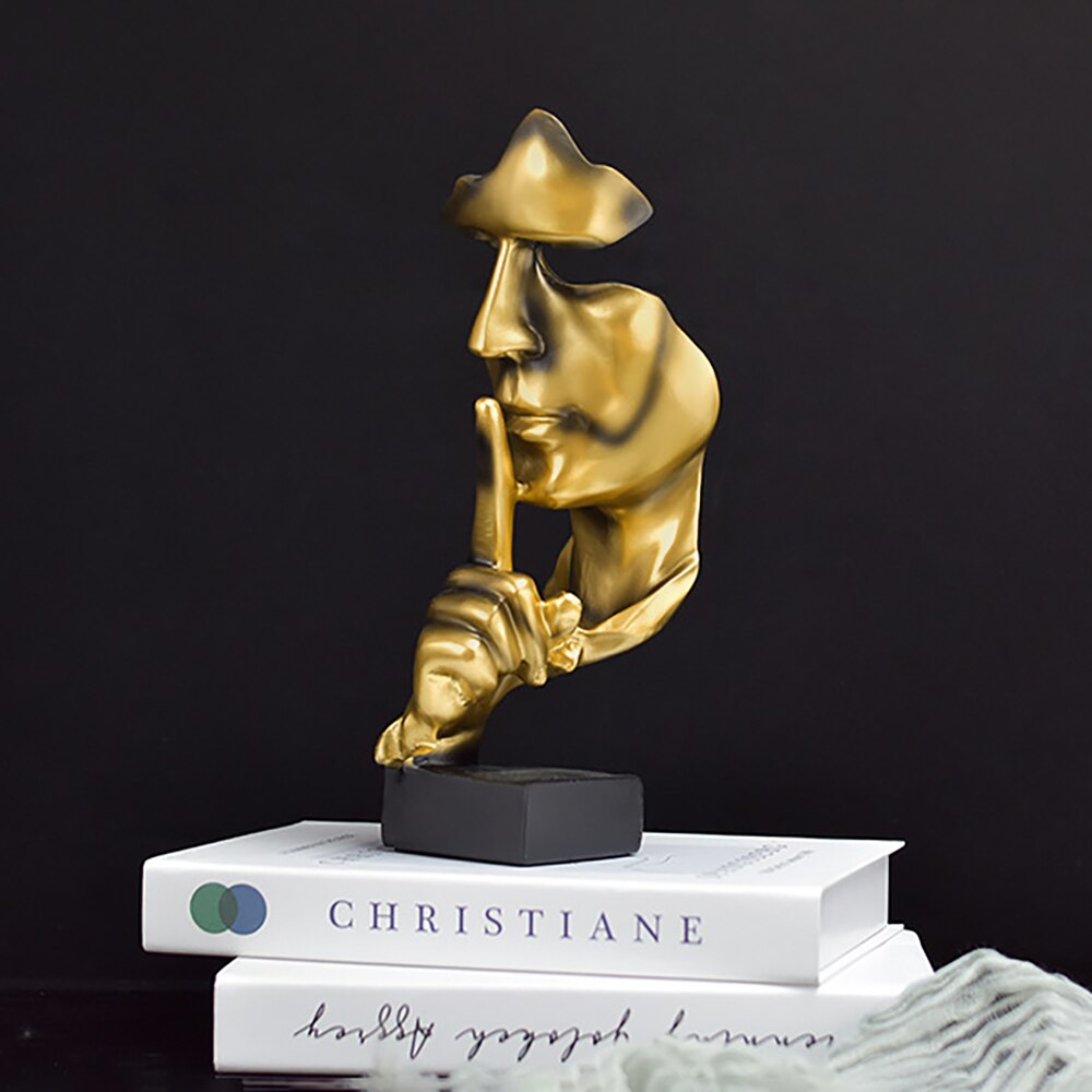 Abstract Face Statues